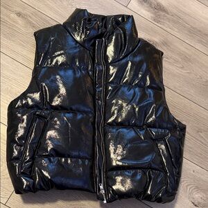Ambiance Black Puffer Vest